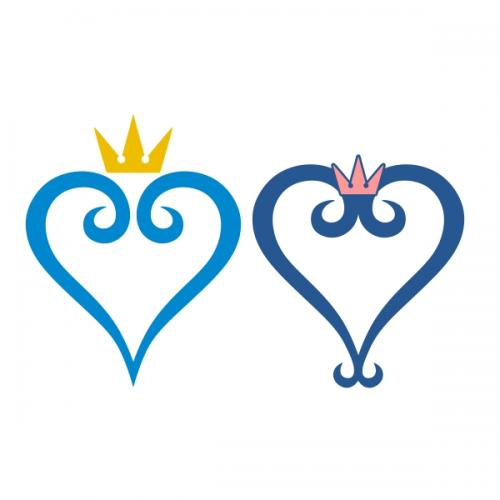 Kingdom Heart SVG Cuttable Designs