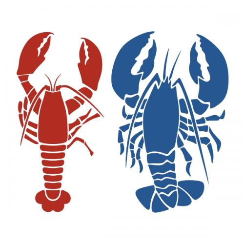 Sea Lobster SVG Cuttable Designs