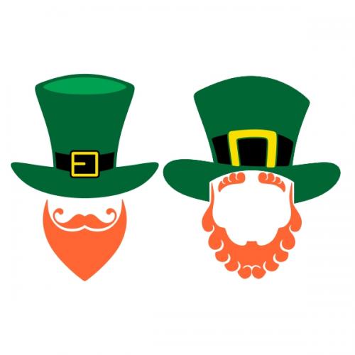 Leprechaun Beard SVG Cuttable Designs