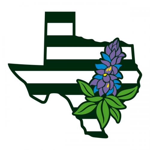 Floral Texas State SVG Cuttable Files