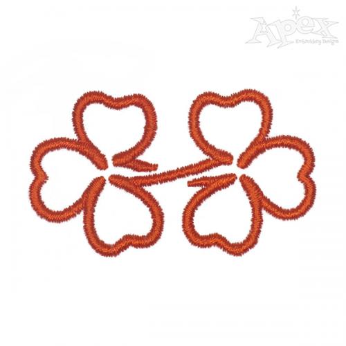 Infinity Shamrock Embroidery Designs