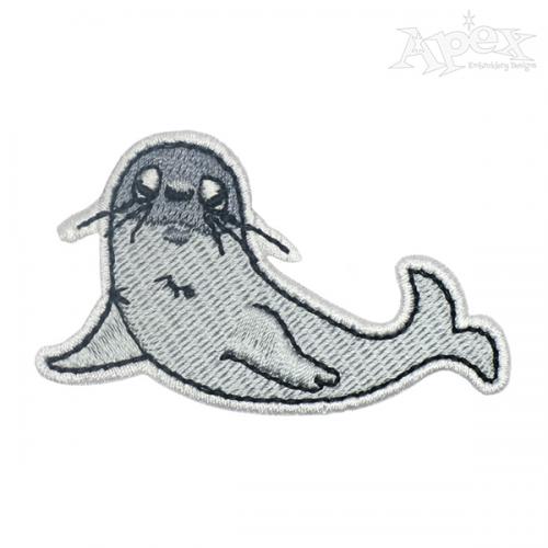 Seal Embroidery Design Apex Embroidery Designs, Monogram Fonts