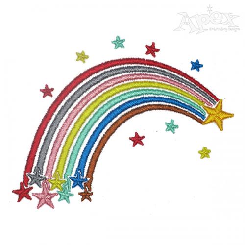 Shooting Stars Embroidery Design