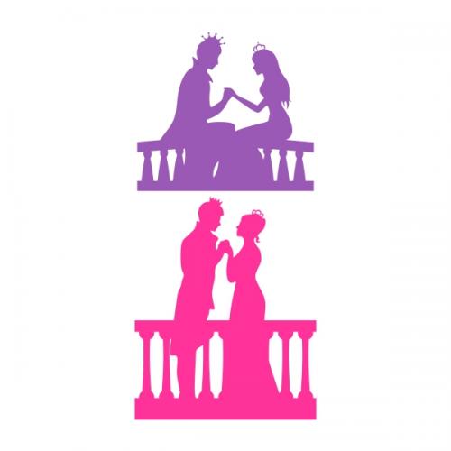 King and Queen SVG Cuttable Designs