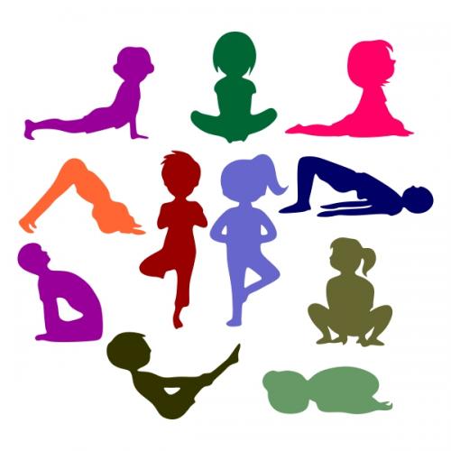Yoga Yogi Pose SVG Cuttable Design