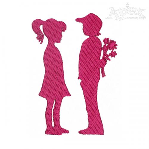 Dating Embroidery Design