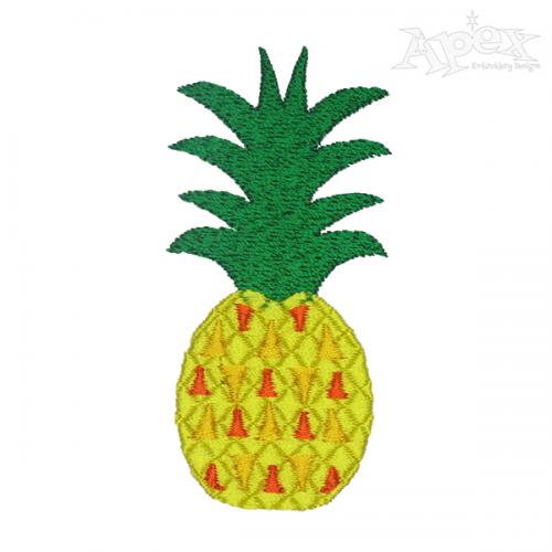 Pineapple Embroidery Design
