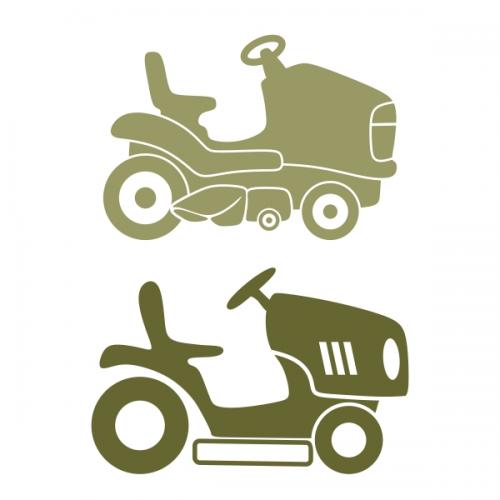 Riding Lawn Mower SVG Cuttable Design