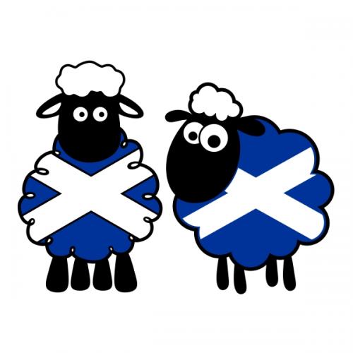 Scotland Sheep SVG Cuttable Design