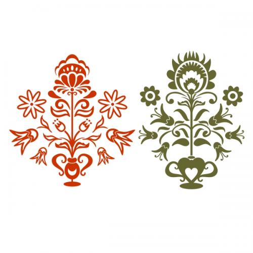 Poland Polska Flower SVG Cuttable Design