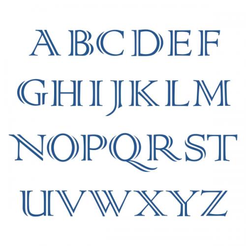 Darren SVG Cuttable Font