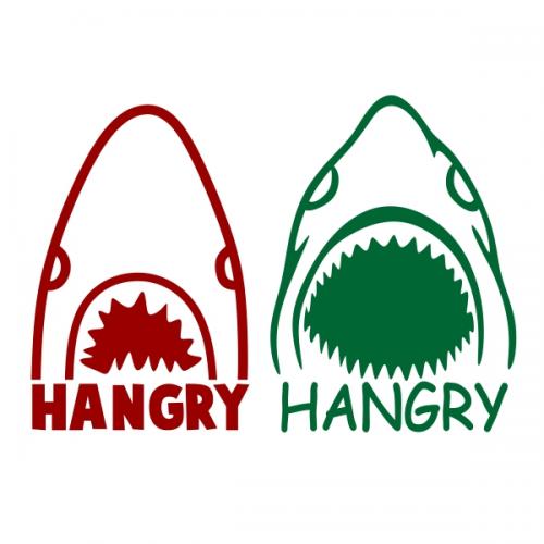 Hangry Shark SVG Cuttable Designs