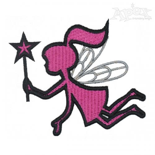 Tiny Fairy Embroidery Design