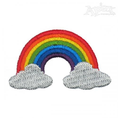 Rainbow Pack Embroidery Design