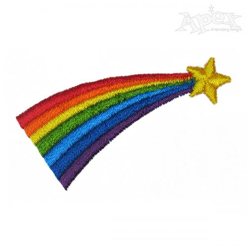 Rainbow Pack Embroidery Design