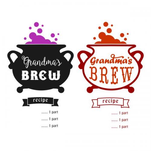 Grandma's Brew SVG Cuttable Design