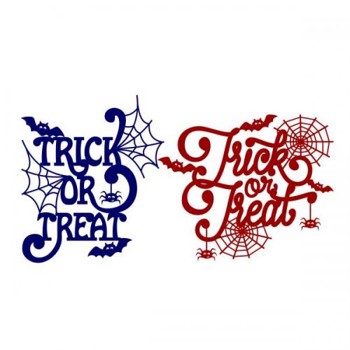 Halloween Trick or Treat SVG Cuttable Design
