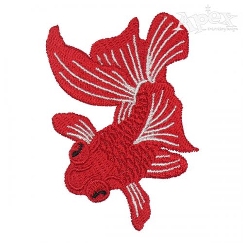 Goldfish Embroidery Design