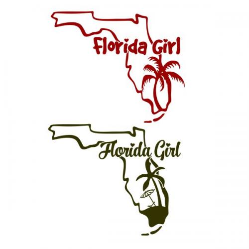 Florida Girl SVG Cuttable Design