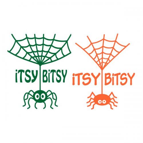 Itsy Bitsy Spider Cuttable Design | Apex Designs & Fonts