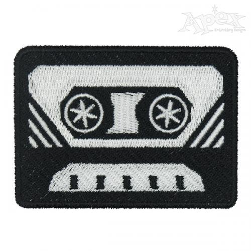 Cassette Tape Embroidery Design