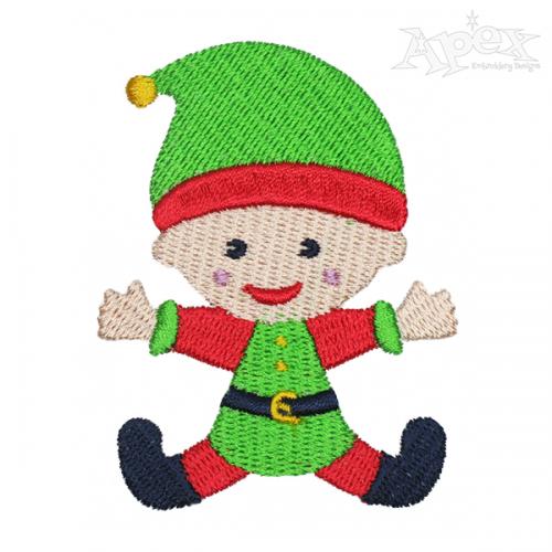 Baby Elf Embroidery Design