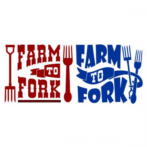 Farm to Fork SVG Cuttable Design