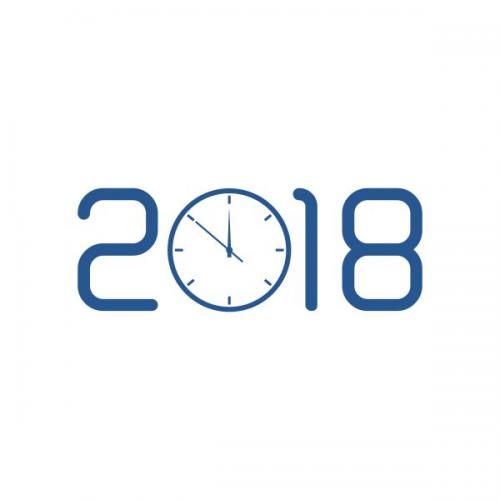 New Year Ball 2018 SVG Cuttable Design