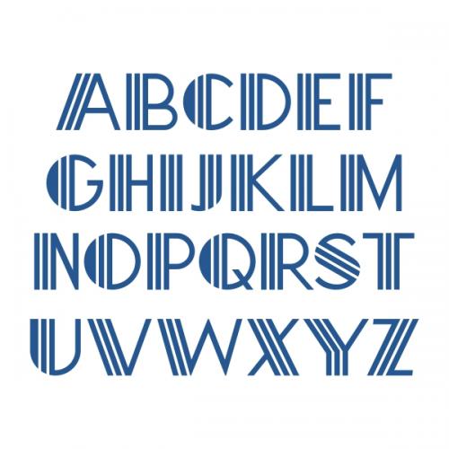 Jayden Line SVG Cuttable Font