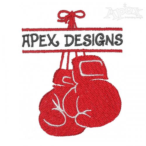 Boxing Gloves Embroidery Frame