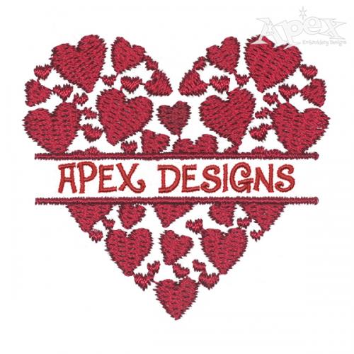 Hearts Split Embroidery Frame