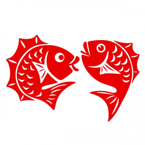 Japan Lucky Fish SVG Cuttable Design