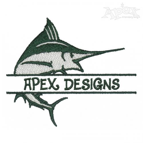 Marlin Fish Split Embroidery Frame