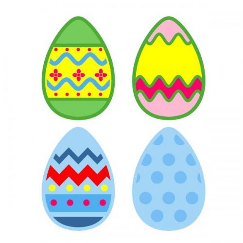 Pattern Easter Egg SVG Cuttable Design
