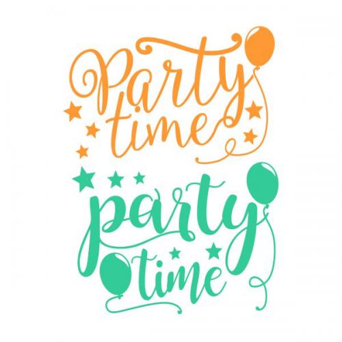 Party Time SVG Cuttable Design