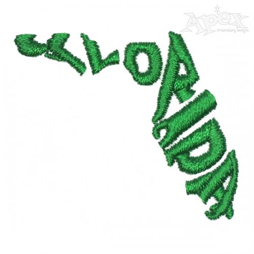 Florida State Embroidery Design