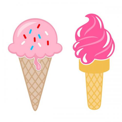 Ice Cream SVG Cuttable Design