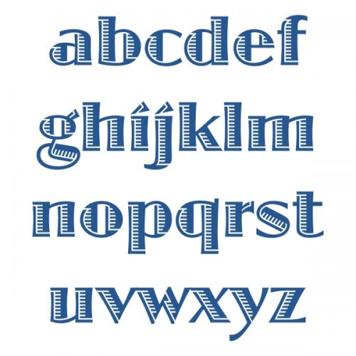 Satin Stitch Cuttable Font