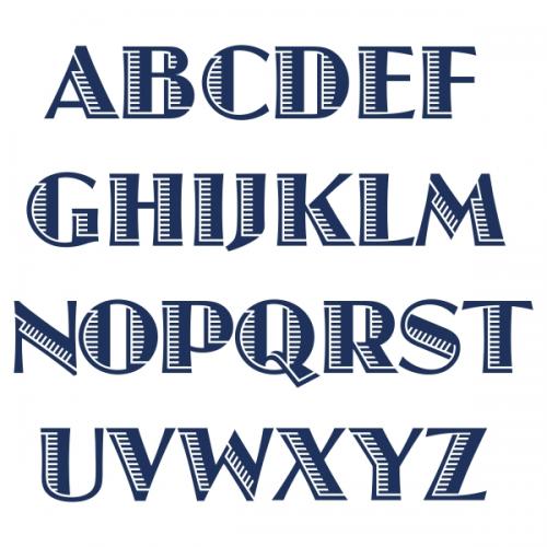 Satin Stitch Cuttable Font