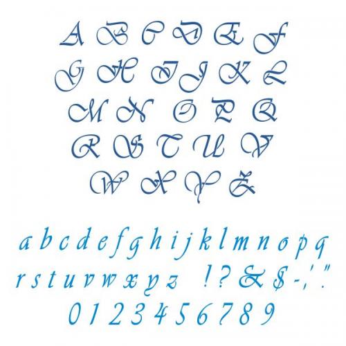 Modern Calligraphy SVG Cuttable Font
