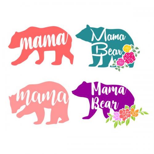 Mama Bear SVG Cuttable Design