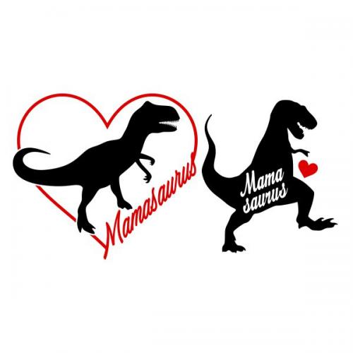 Mamasaurus SVG Cuttable Design