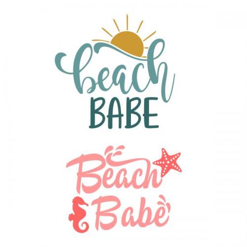 Beach Babe SVG Cuttable Design