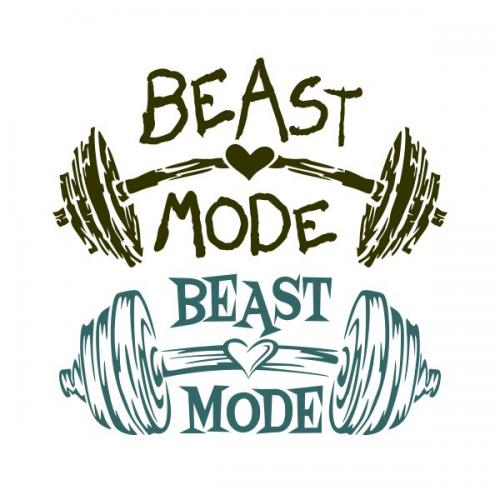 Beast Mode SVG Cuttable Design