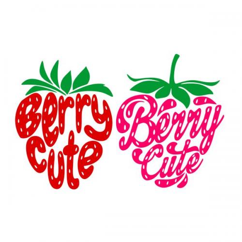 Berry Cute SVG Cuttable Design