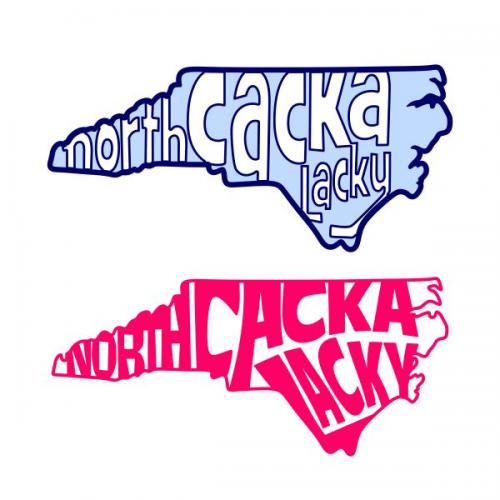 North Cackalacky Carolina NC SVG Cuttable Design