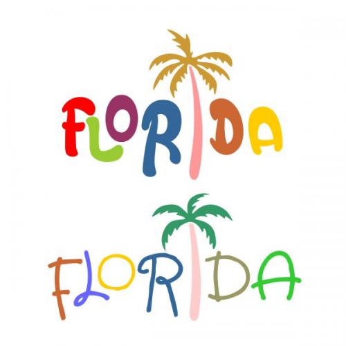 Florida Palm Tree SVG Cuttable Design