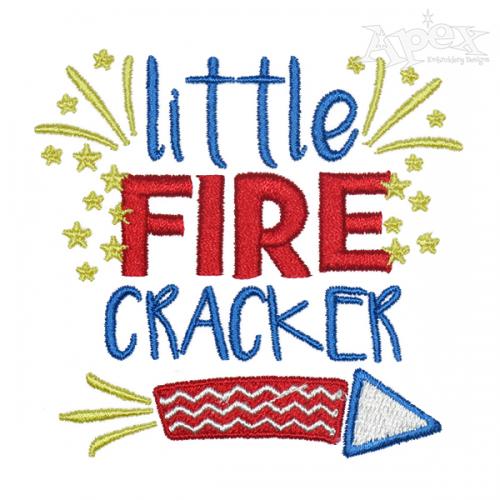 Little Fire Cracker Embroidery Design