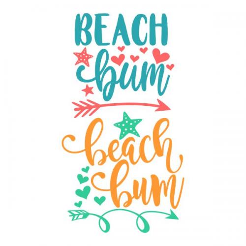 Beach Bum SVG Cuttable Design