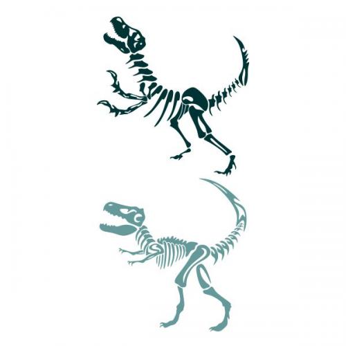 Dinosaur Skeleton SVG Cuttable Design